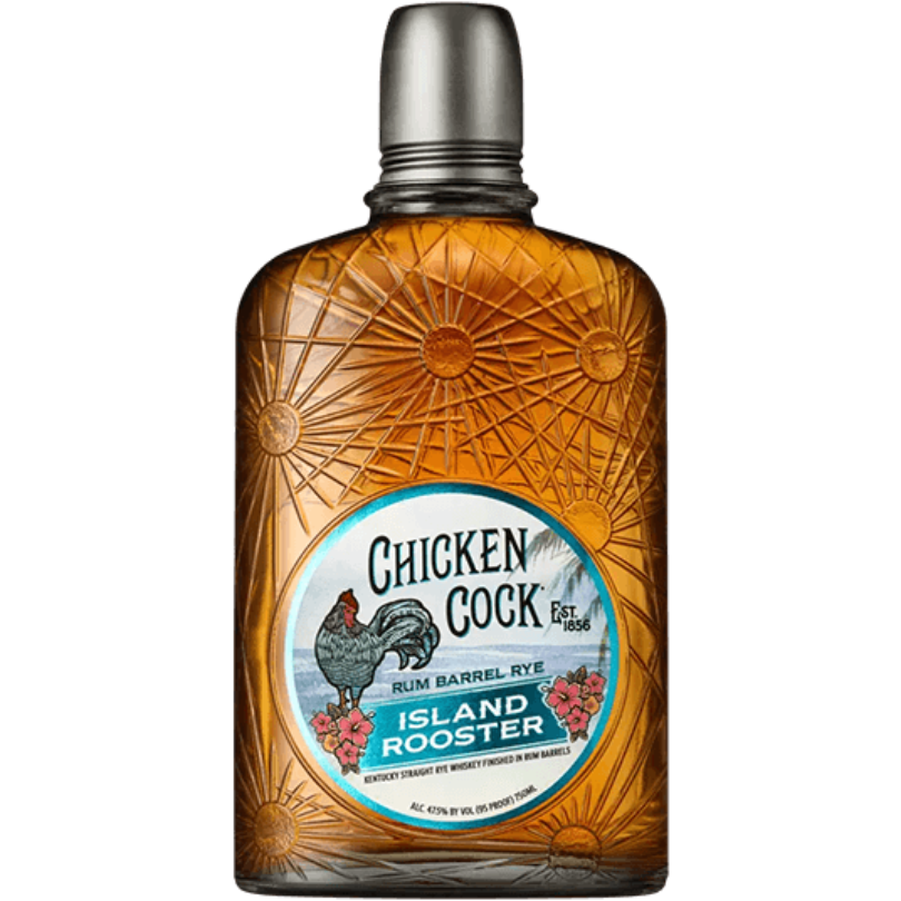 Chicken Cock Island Rooster Rye Whiskey
