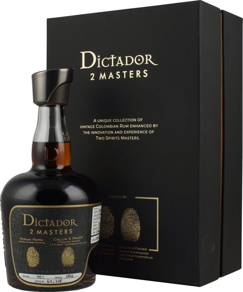 Dictador 2 Masters Glenfarclas 1972 Colombian Rum
