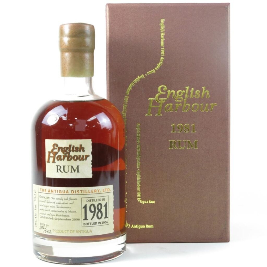 English Harbour 25 Year Old 1981 Rum