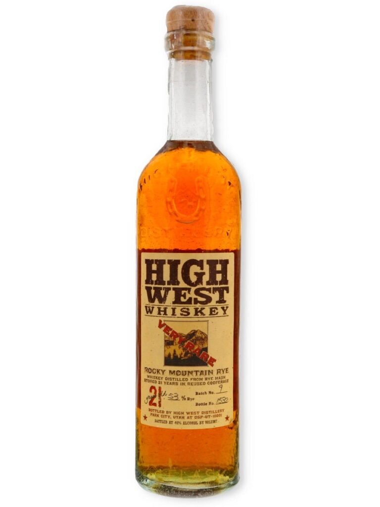 High West 21 Year Old Rocky Mountain Rye Whiskey